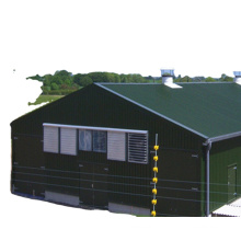 Easy installation steel structure building prefab large free range broiler chicken poultry farm house
